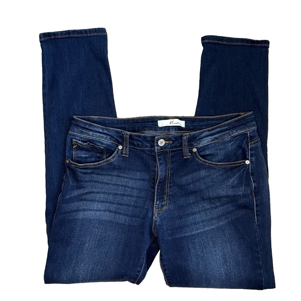 Kancan Denim Skinny Jeans W15 31 Stretch Midrise Med Wash Timeless Classic Y2K